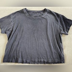 Lululemon Cates Cropped Tee Sz 2